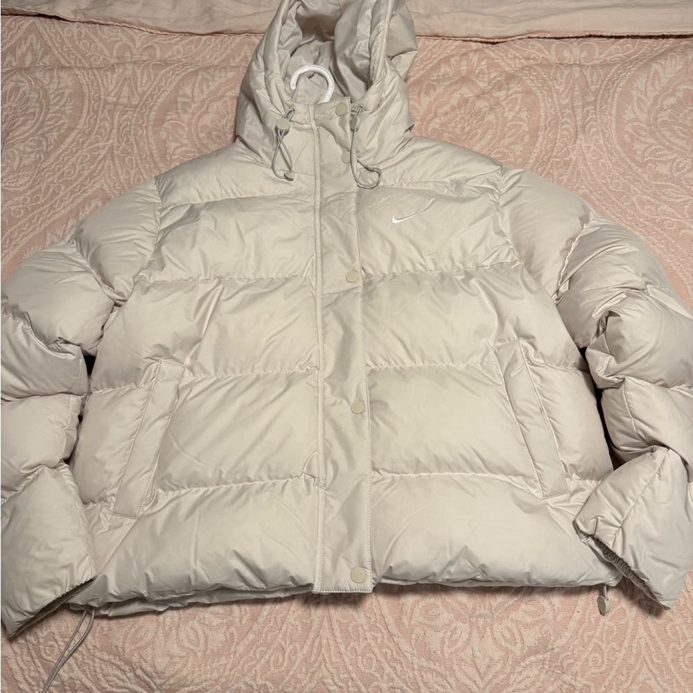 Nike Women's Off-White Puffer Jacket